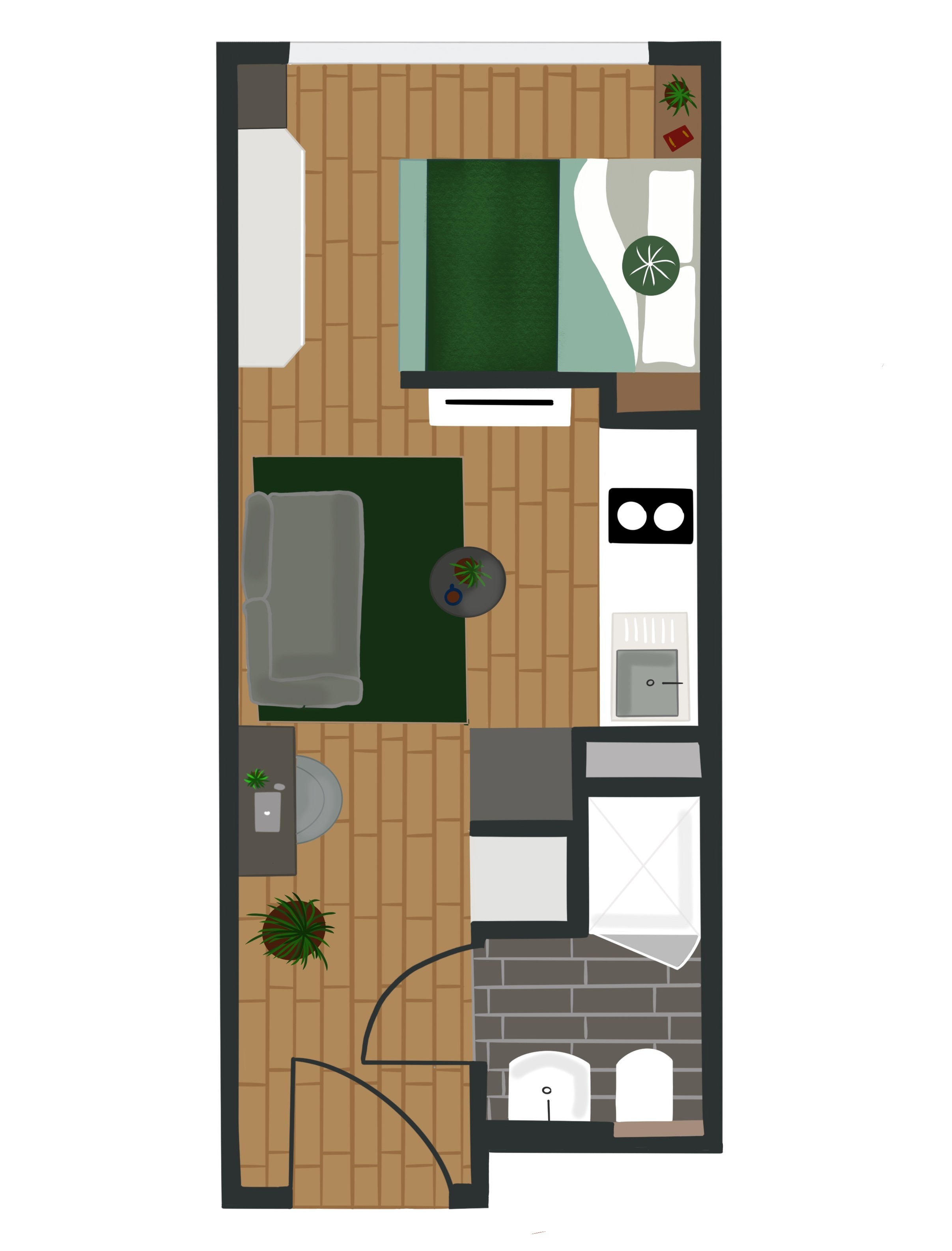 Floorplan for Comfy
