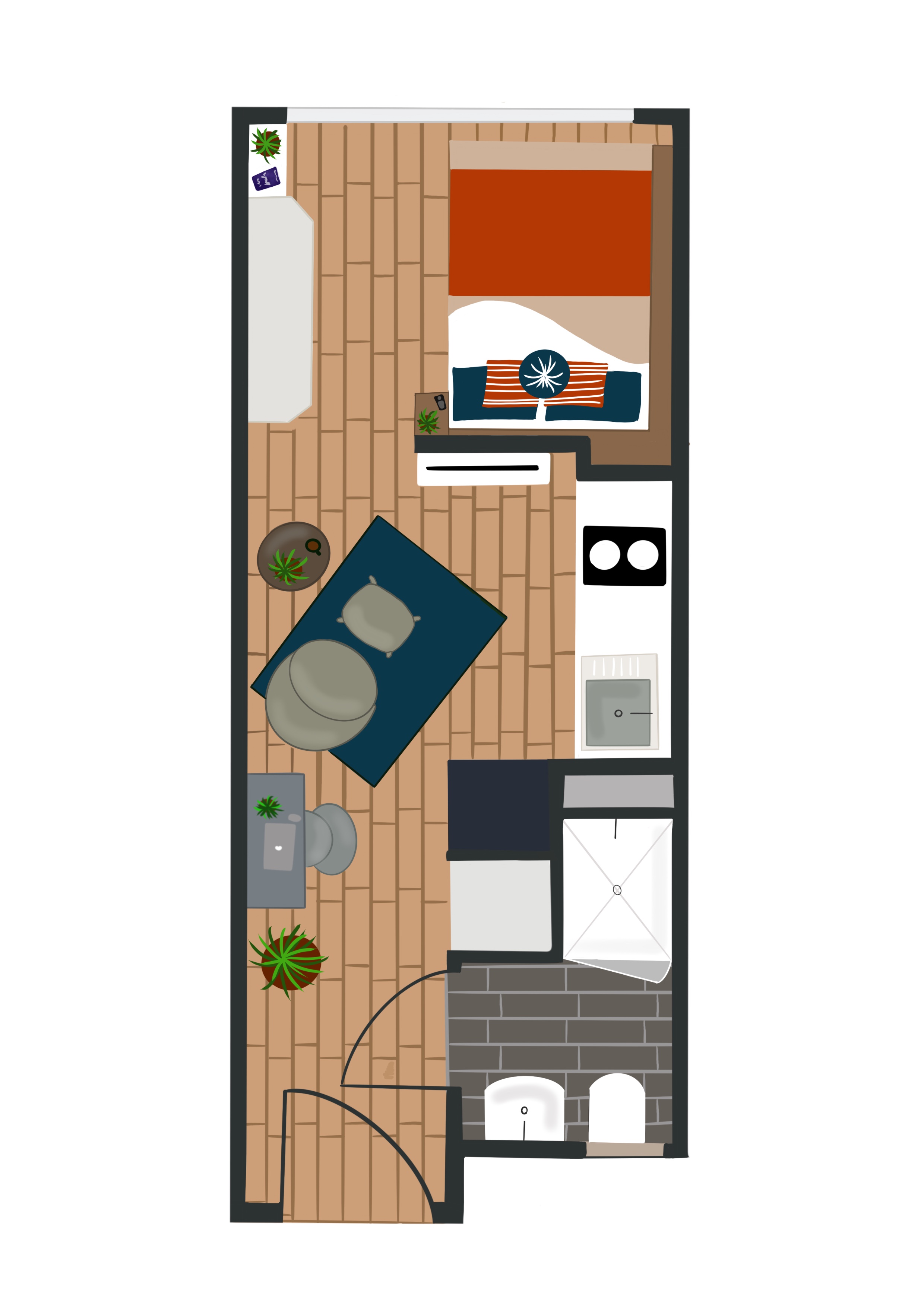Floorplan for Cosy XL