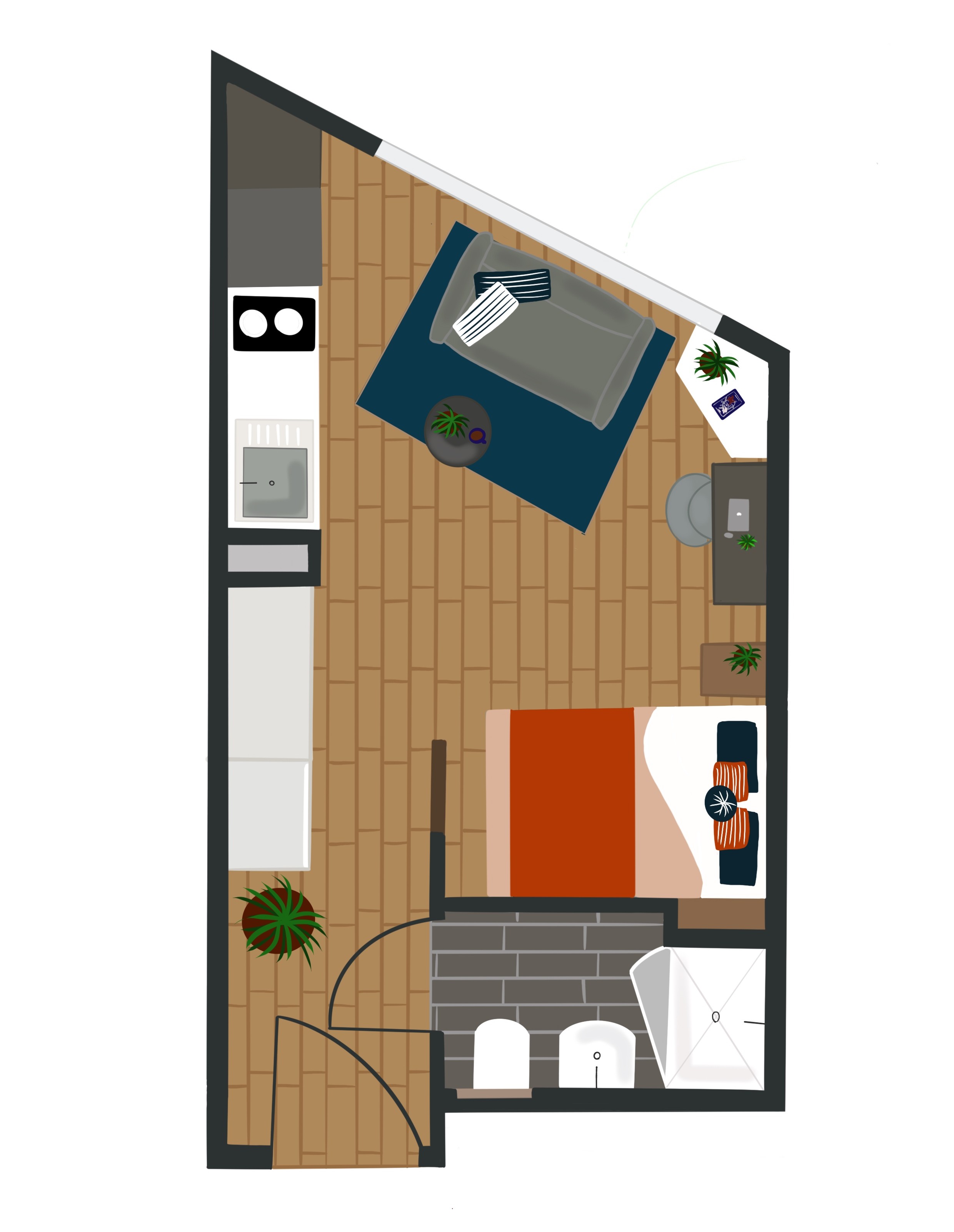 Floorplan for Roomy