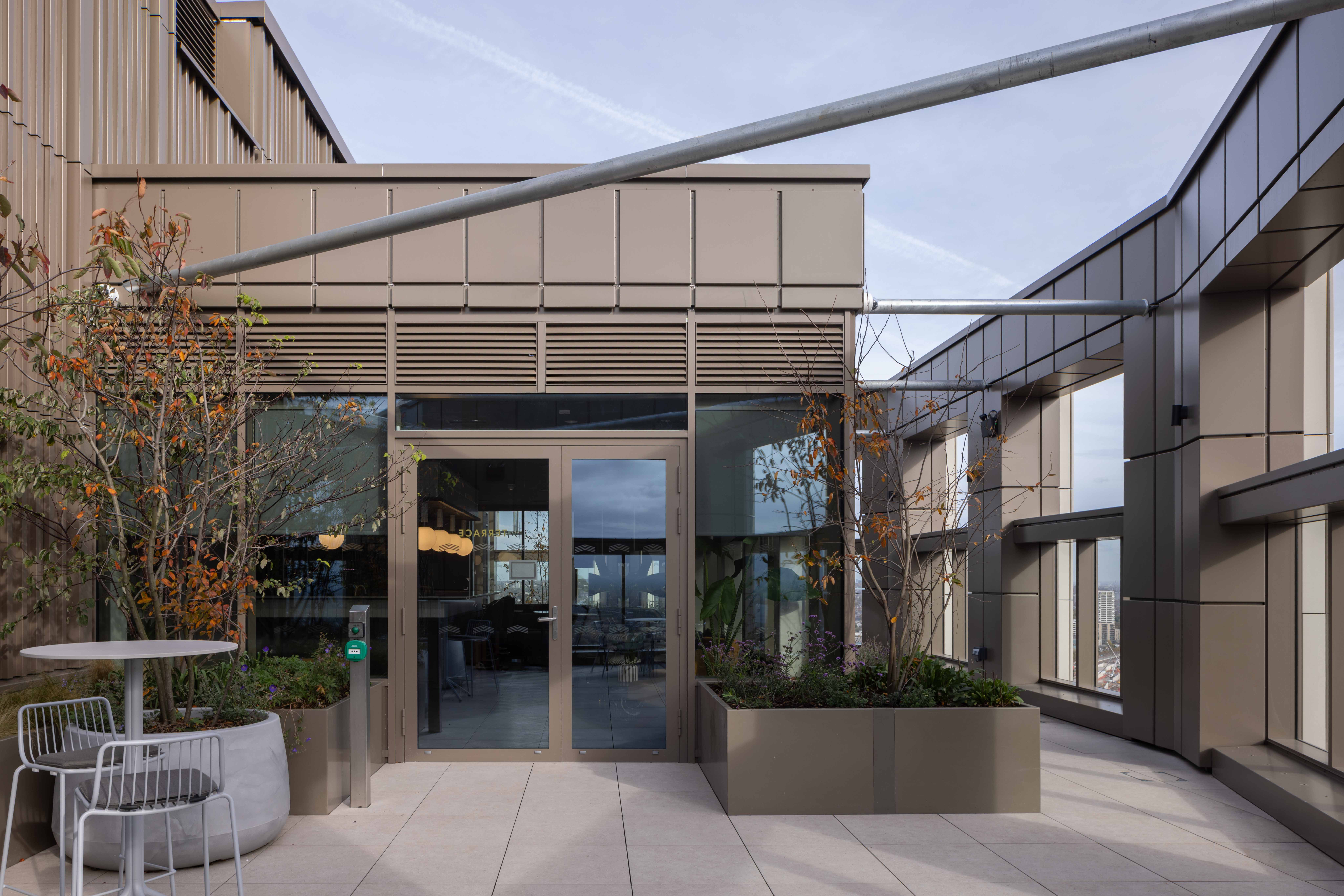 Outdoor spaces at Enclave
